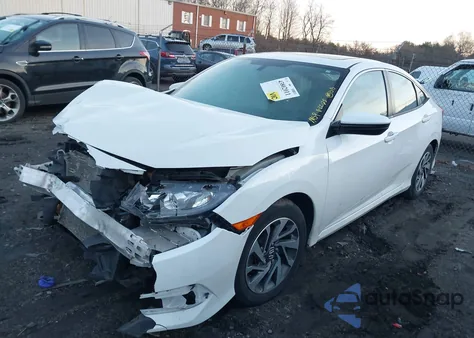2018 Honda Civic Ex z USA, uszkodzony, nr VIN 2HGFC2F75JH534093